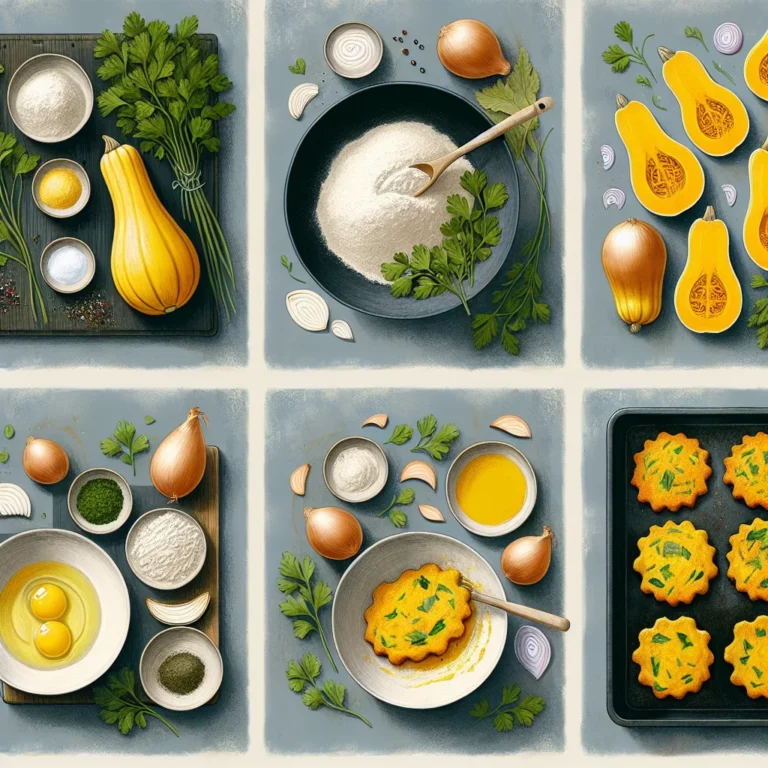 Fırında Kabak Mücver Yapımı