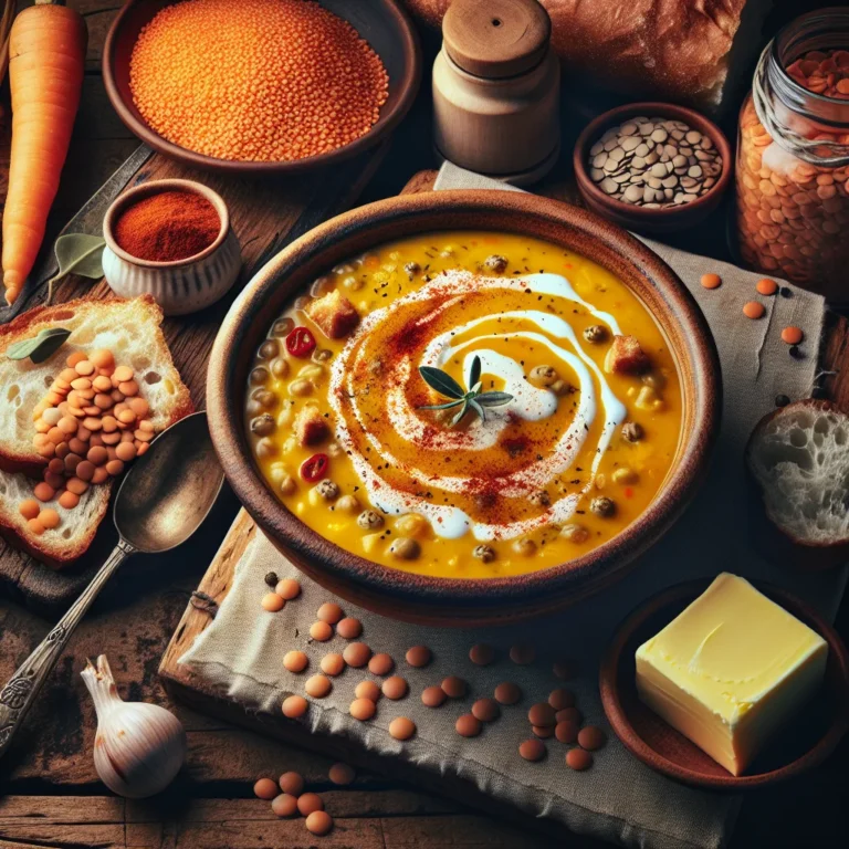 Tereyağlı Mercimek Çorbası Tarifi